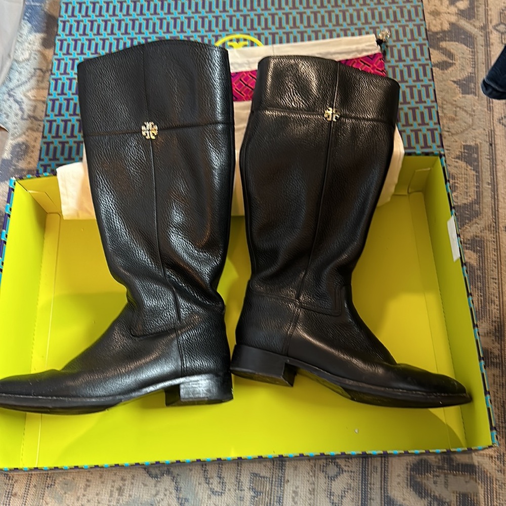 COPY - Tory Burch size 9.5 Jolie Riding Boot Wide Shaft